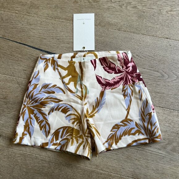 NEW Eugenia Fernández Tropical Printed Shorts - Picture 1 of 6